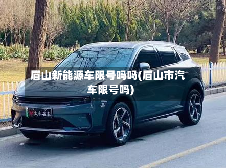 眉山新能源车限号吗吗(眉山市汽车限号吗)