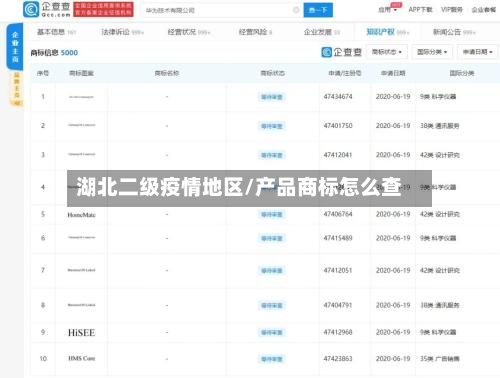 湖北二级疫情地区/产品商标怎么查-第3张图片