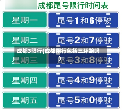 成都3限行(成都限行包括三环路吗)