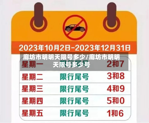 廊坊市明明天限号多少/廊坊市明明天限号多少号
