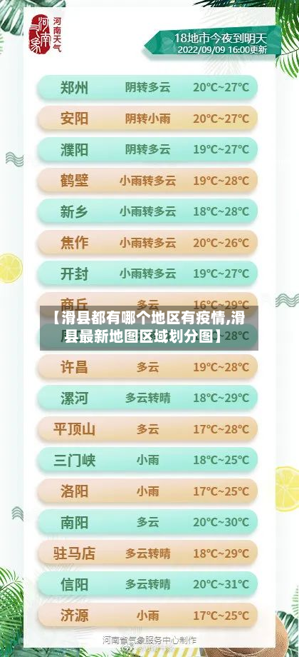 【滑县都有哪个地区有疫情,滑县最新地图区域划分图】