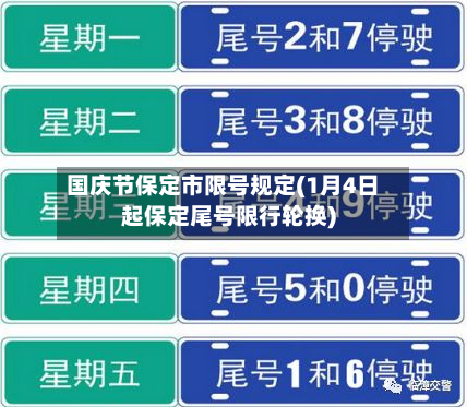 国庆节保定市限号规定(1月4日起保定尾号限行轮换)-第3张图片