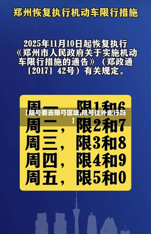 【限号要去限号区域,限号往外走行吗】