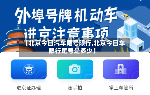 【北京今日汽车尾号限行,北京今日车限行尾号是多少】