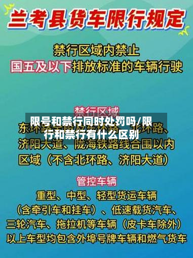 限号和禁行同时处罚吗/限行和禁行有什么区别