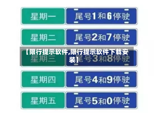 【限行提示软件,限行提示软件下载安装】-第3张图片