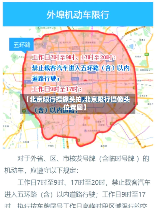 【北京限行摄像头拍,北京限行摄像头位置图】