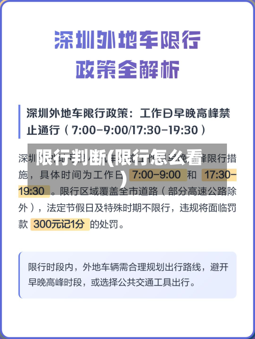 限行判断(限行怎么看)-第2张图片