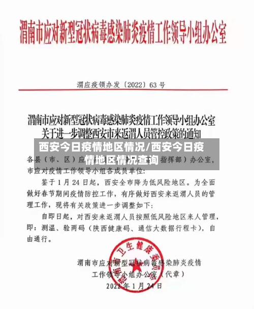 西安今日疫情地区情况/西安今日疫情地区情况查询