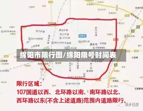 绵阳市限行图/绵阳限号时间表
