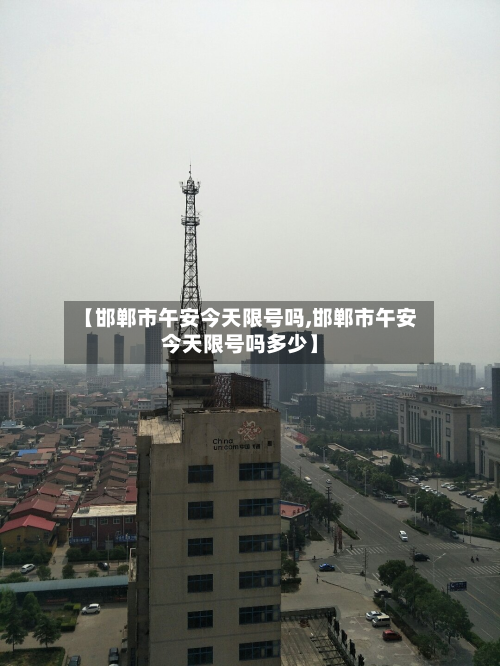 【邯郸市午安今天限号吗,邯郸市午安今天限号吗多少】