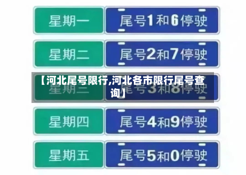 【河北尾号限行,河北各市限行尾号查询】-第3张图片