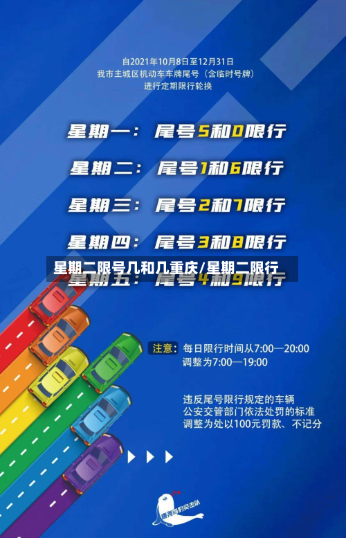 星期二限号几和几重庆/星期二限行