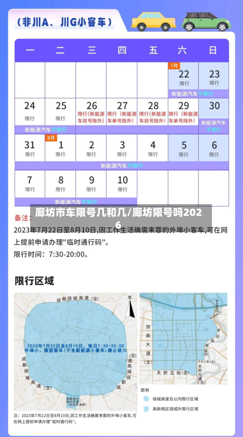 廊坊市车限号几和几/廊坊限号吗2026-第2张图片