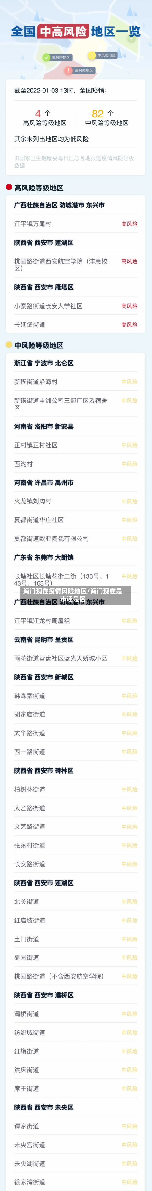 海门现在疫情风险地区/海门现在是市还是区