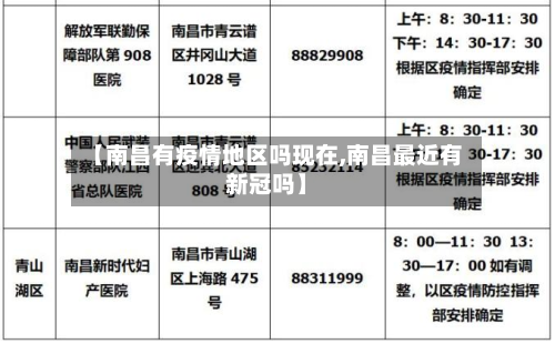 【南昌有疫情地区吗现在,南昌最近有新冠吗】-第3张图片