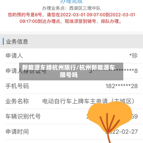 新能源车牌杭州限行/杭州新能源车限号吗-第3张图片