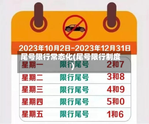 尾号限行常态化(尾号限行制度)