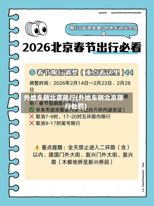 外地车辆北京限行(外地车辆北京限行处罚)