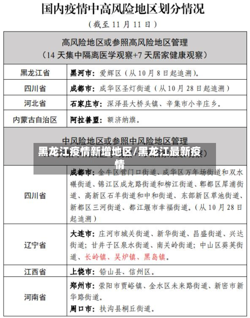 黑龙江疫情新增地区/黑龙江最新疫情-第3张图片