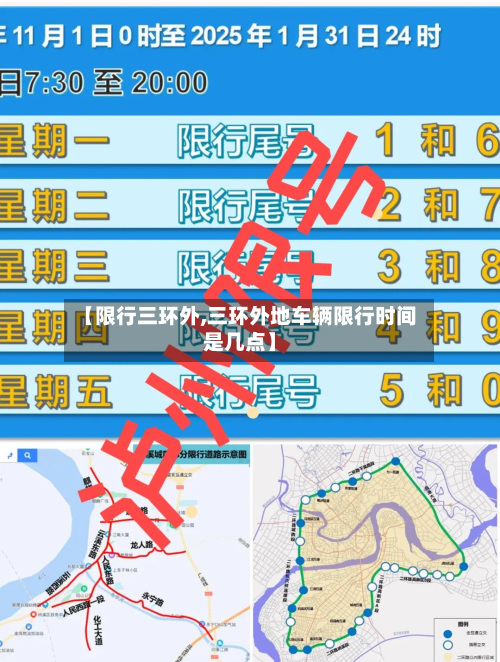 【限行三环外,三环外地车辆限行时间是几点】-第2张图片