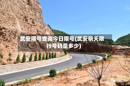 武安限号查询今日限号(武安明天限行号码是多少)-第2张图片