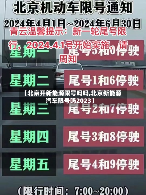 【北京开新能源限号吗吗,北京新能源汽车限号吗2023】