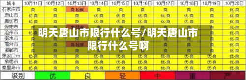 明天唐山市限行什么号/明天唐山市限行什么号啊