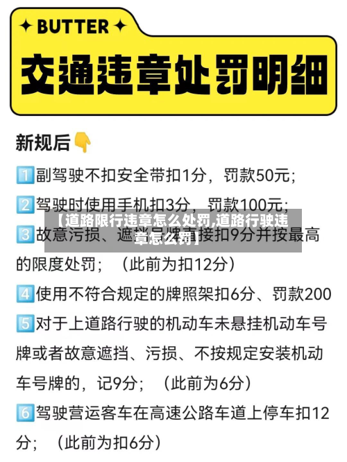 【道路限行违章怎么处罚,道路行驶违章怎么罚】