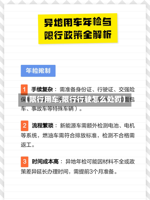【限行用车,限行行驶怎么处罚】