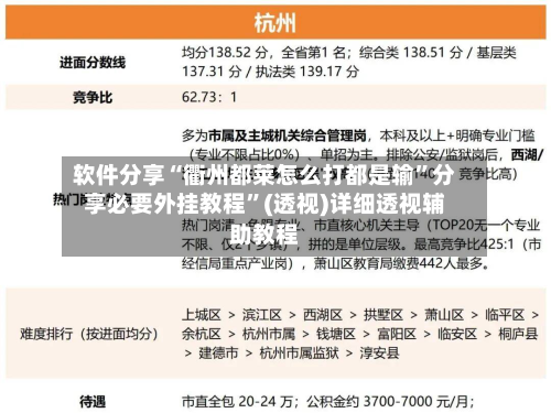 软件分享“衢州都莱怎么打都是输”分享必要外挂教程	”(透视)详细透视辅助教程-第2张图片