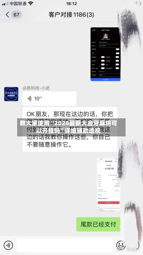 教大家使用“2026最新大金牙麻将可以开挂吗	”详细辅助透视-第2张图片