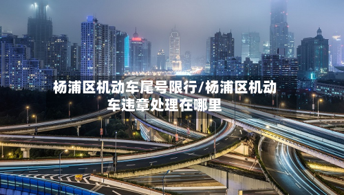 杨浦区机动车尾号限行/杨浦区机动车违章处理在哪里-第3张图片