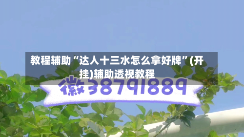 教程辅助“达人十三水怎么拿好牌	”(开挂)辅助透视教程-第2张图片