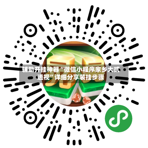 辅助开挂神器“微信小程序家乡大贰透视”详细分享装挂步骤-第3张图片