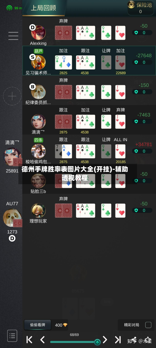 德州手牌胜率表图片大全(开挂)-辅助透视教程