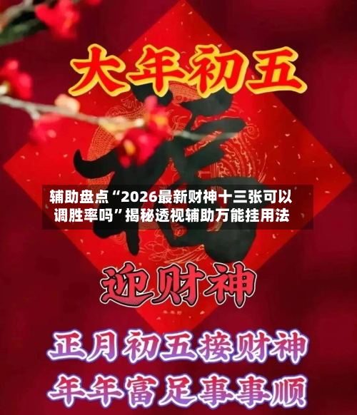 辅助盘点“2026最新财神十三张可以调胜率吗”揭秘透视辅助万能挂用法-第2张图片