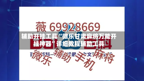 辅助开挂工具“微乐甘肃麻将万能开挂神器	”详细教程辅助工具-第2张图片