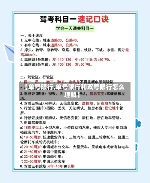 【单号限行,单号限行和双号限行怎么理解】-第3张图片