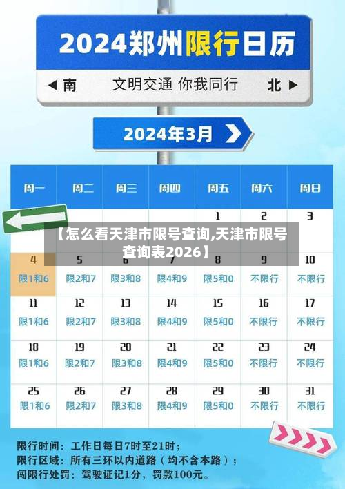 【怎么看天津市限号查询,天津市限号查询表2026】-第2张图片