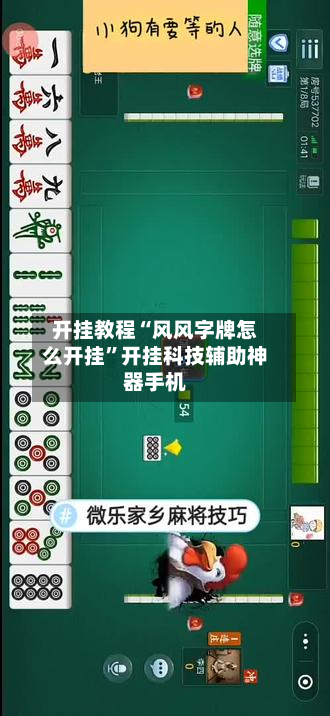 开挂教程“风风字牌怎么开挂”开挂科技辅助神器手机-第3张图片
