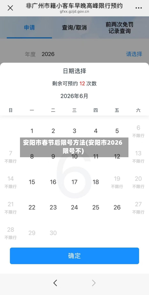 安阳市春节后限号方法(安阳市2026限号不)-第2张图片