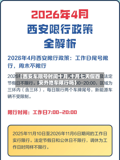 【西安车限号时间十月,十月七天假西安外地车限行吗】