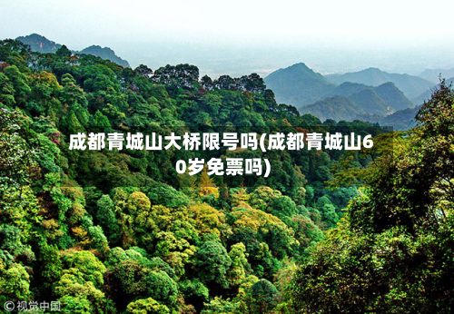 成都青城山大桥限号吗(成都青城山60岁免票吗)-第2张图片