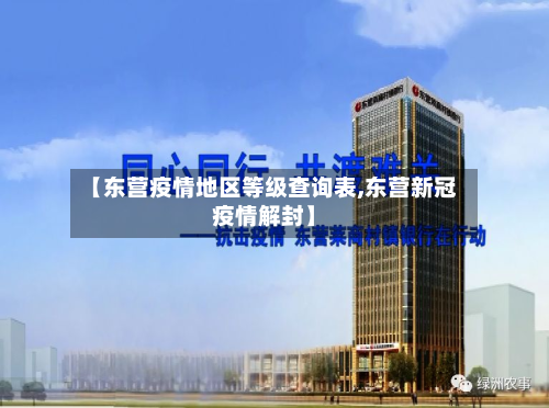 【东营疫情地区等级查询表,东营新冠疫情解封】