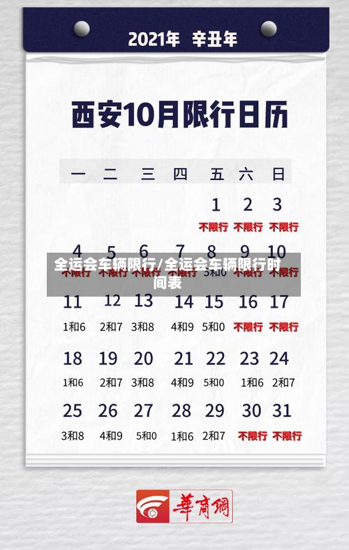全运会车辆限行/全运会车辆限行时间表