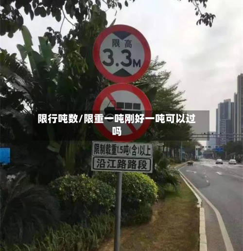 限行吨数/限重一吨刚好一吨可以过吗-第2张图片