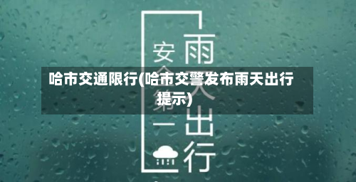 哈市交通限行(哈市交警发布雨天出行提示)-第2张图片