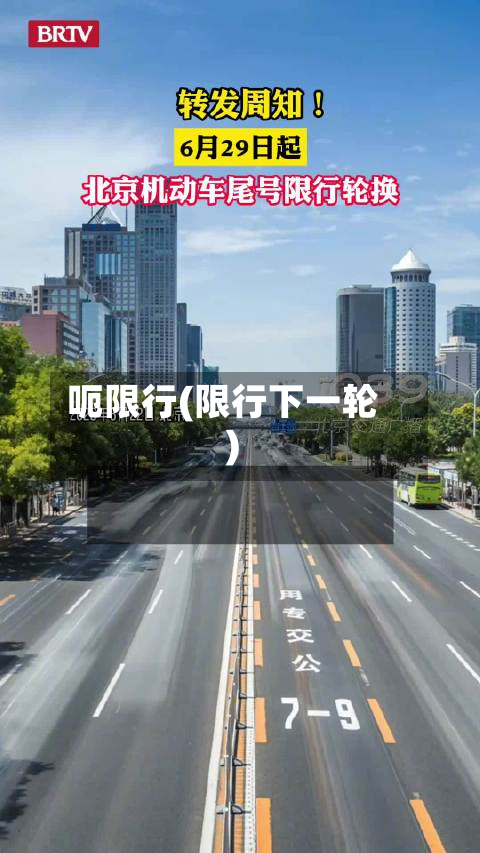 呃限行(限行下一轮)-第2张图片