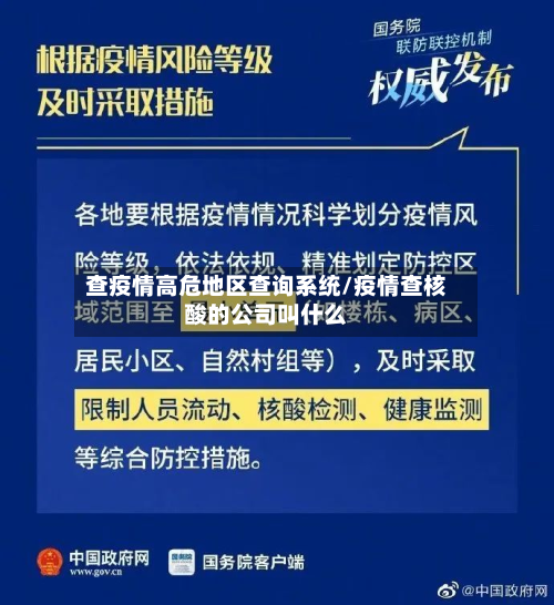 查疫情高危地区查询系统/疫情查核酸的公司叫什么-第3张图片